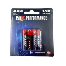 4 Piles Pink Performance Piles Alcaline Aa 1.5v R6 Pour Radio Rc