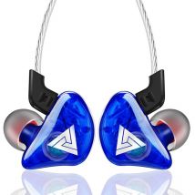 Casque Sport Hifi In-ear Réduction De Bruit Son Pur Design Confortable Bleu Yonis - Yonis