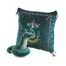 Harry Potter - Oreiller Avec Peluche House Mascot Slytherin - Noble Collection