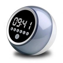 Mini Enceinte Bluetooth Multifonction Avec Alarme Led Ambient Light Et Haut-parleur 5w Yonis - Yonis