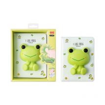 Carnet De Notes Kawaii Girly Squishy - Grenouille - Cadeaux-et-anniversaire.com