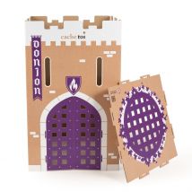 Donjon - Cabane Pliable Française En Carton - Cache Toi - Cache Toi