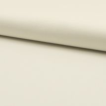 Tissu Popeline De Coton Unie Ecru - Craftine