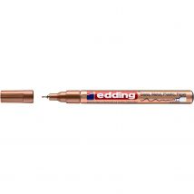 Lot De 10 Marqueurs Peinture Brillante 780 Cuivre Pointe Fine 0,8 Mm Edding - Edding