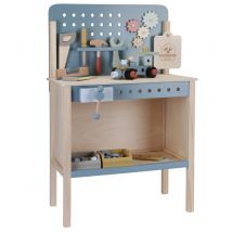 Etabli En Bois Bleu - Little Dutch