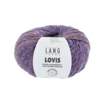 Pelote À Tricoter 100% Laine Vierge Lovis - Lang Yarns 0006 Violet