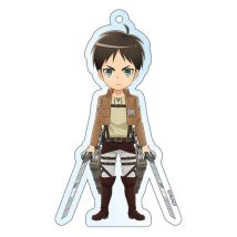 L' Attaque Des Titans - Porte-clés Eren Holographic 8 Cm - Sakami Merchandise