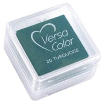 Tampon Encreur versacolor, Turquoise, 2,5x2,5 Cm - VersaColor