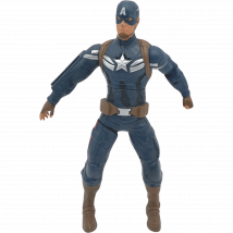 Figurine Marvel Captain America Sonore Avec Buste Rotatif 24 Cm