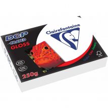 Lot De 3 Ramettes De 250 Feuilles De Papier 250g A4 Fsc Couché Brillant Blanc Clairefontaine - Clairefontaine