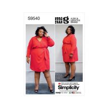 Patron Simplicity 9540 - Robes Pour Dames Taille N°fr 54-62