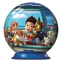 Puzzle 3d Ball Pat'patrouille - Ravensburger - 72 Pièces Numérotées Ø 13 Cm