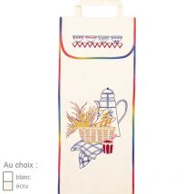 Sac À Pain En Coton Blanc Petit Déjeuner - LUC