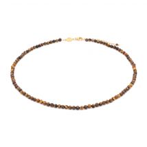 Collier Serena En Pierres Oeil De Tigre - SLOYA