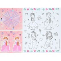 6 Sets De Table Activités - Pretty Princess - Annikids