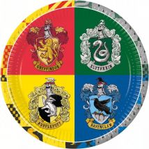 8 Assiettes Harry Potter Poudlard - Annikids