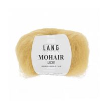 Pelote De Mohair Et Soie À Tricoter Mohair Luxe - 25 Gr -lang Yarns 150 Jaune