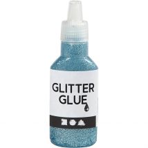 Colle À Paillettes, Bleu Clair, 25 Ml/ 1 Flacon - CC Hobby