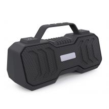 Enceinte Bluetooth 5.0 Portable Karaoke Waterproof 10w Puissance Batterie 1500mah Gris Yonis - Yonis