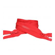 Fermeture À Glissière Injectée Bouche À Bouche Séparable Rouge - MyMercerie