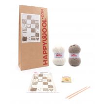 Kit Tricot Couverture Faustine Blanc Tu - Phildar