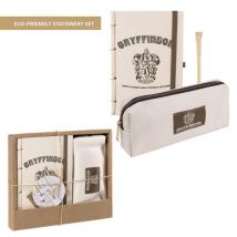 Set De Papeterie Harry Potter Gryffondor Eco-friendly - Trousse, Carnet Et Stylo - Cadeaux-et-anniversaire.com