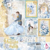 12 Papiers Scrapbooking Carterie 30 X 30 Cm Ciao Bella Midnight Spell Scrapbooking
