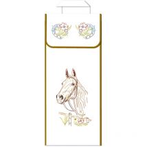 Sac À Pain En Coton Écru Cheval - LUC