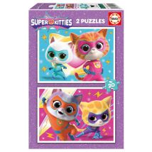 Puzzles 2x20 Super Kitties - Educa Borras