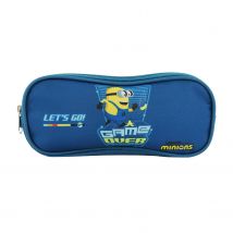 Trousse Scolaire 2 Compartiments Les Minions Bleu Bagtrotter - Bagtrotter