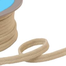 Double Cordon Fils 10mm Écru/blanc Au Mètre - My mercerie