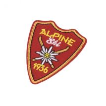 Ecusson Thermocollant Alpine Ski Alpine Ski 1936 5,5cm X 4,5cm - MyMercerie