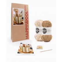 Kit Crochet Facile Pot Epis Naturel Tu - Pingouin