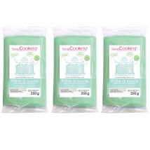Pâte À Sucre Vert D'Eau 750 G - Scrapcooking