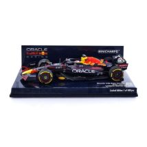 Voiture Miniature De Collection - Minichamps - Red Bull Rb18 - Échelle 1/43 - Vainqueur Dutch Gp 2022 - Bleu/rouge/jaune - Minichamps