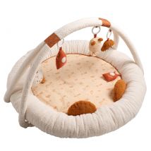 Tapis D'Éveil Ours En Bouclette Beige - Sauthon