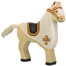 Figurine Cheval Du Chevalier Blanc - Holztiger