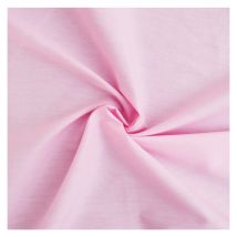 Tissu Popeline De Coton Rose - Designers-factory (3m X 1m46) - Designers-factory