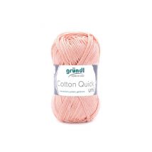 Fil À Tricoter Cotton Quick Uni - Gründl - Ppsc - Certifié Oeko-tex 134 Orange