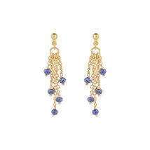 Boucles D'Oreilles Elyssa En Pierres Lapis-lazuli - SLOYA