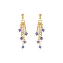 Boucles D'Oreilles Elyssa En Pierres Lapis-lazuli - SLOYA