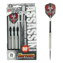 Fléchettes Assassin 80 Steel 18g Rouge - Harrows