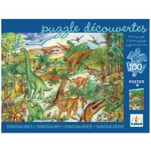 Puzzle D'Observation 100 Pièces - Dinosaures - Djeco