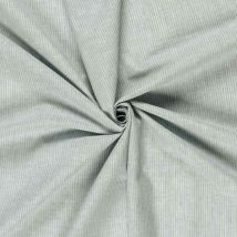 Tissu Chambray Coton Uni Siena Vert Menthe - Au Mètre - Craftine