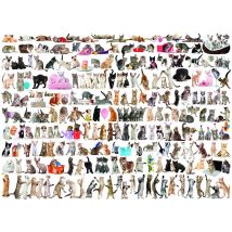 Puzzle 1000 Pièces - Un Monde De Chats - Eurographics