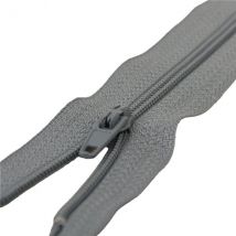 Fermeture Fine Polyester N°2 Couleur Gris Autruche - Mediac