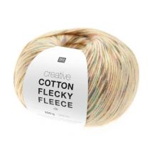 Pelote De Coton Creative Cotton Flecky Fleece Dk - Rico Design Multicolore (014 - Orange)