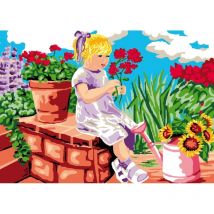 Canevas Antique Bel Été 32x50 Cm - Megacrea DIY