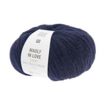 Madly In Love - Baby Alpaga Et Mérino À Tricoter - Rico Design 08 Bleun Marine Bleu
