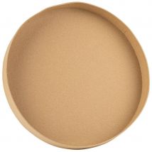 Plateau En Carton Kraft Rond - Ø30 Cm - Alimentaire - Annikids